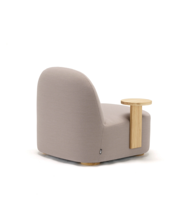 POLAR LOUNGE CHAIR L WITH SIDE TABLE RIGHT