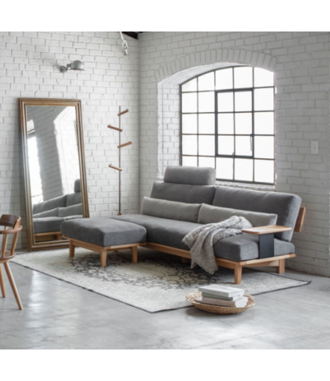 HAKATA SOFA  2 SEATER WITH ARM TABLE