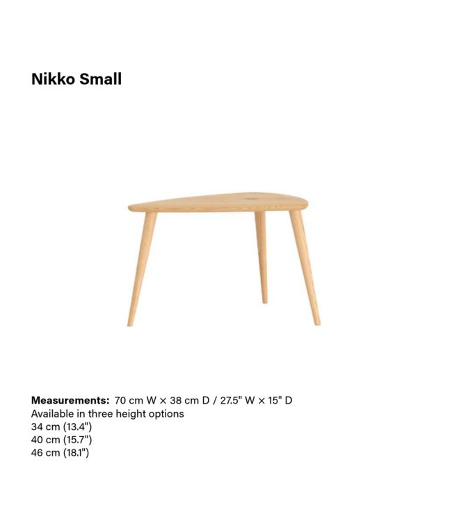 NIKKO COFFEE TABLE