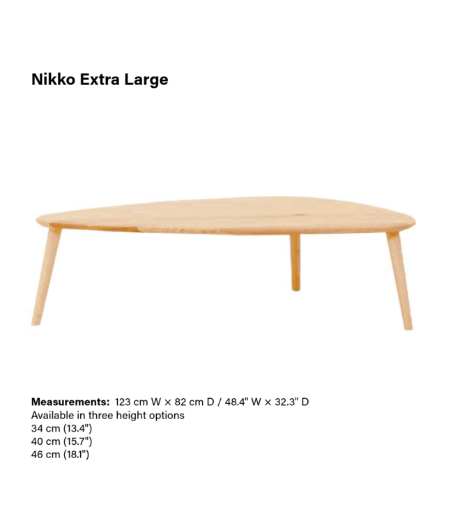 NIKKO COFFEE TABLE