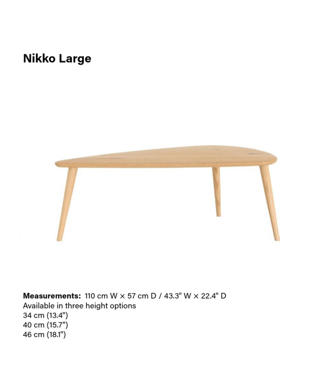 NIKKO COFFEE TABLE