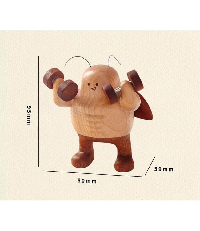 Cockroach Boyfriend Wooden Figurine