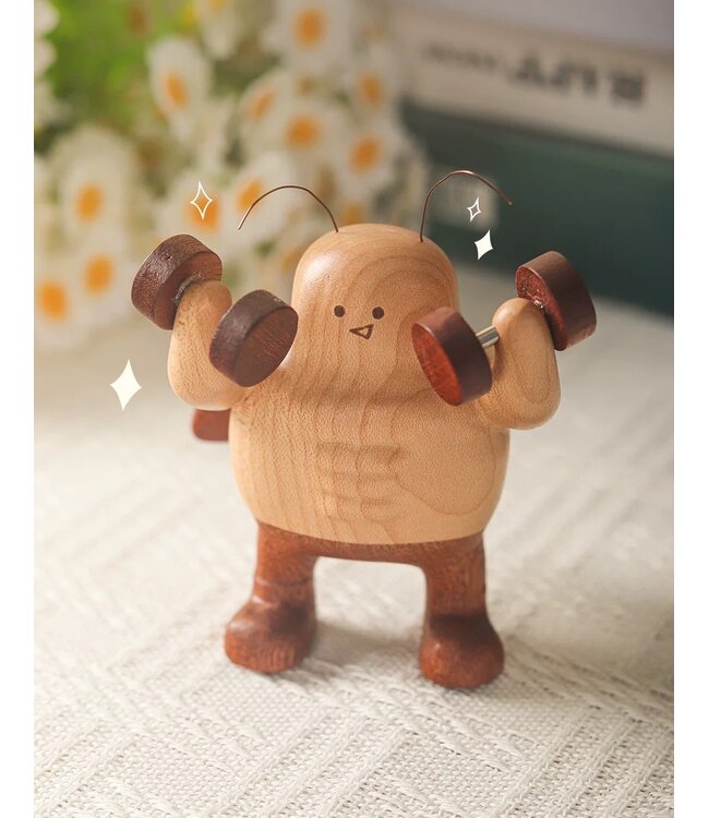 Cockroach Boyfriend Wooden Figurine