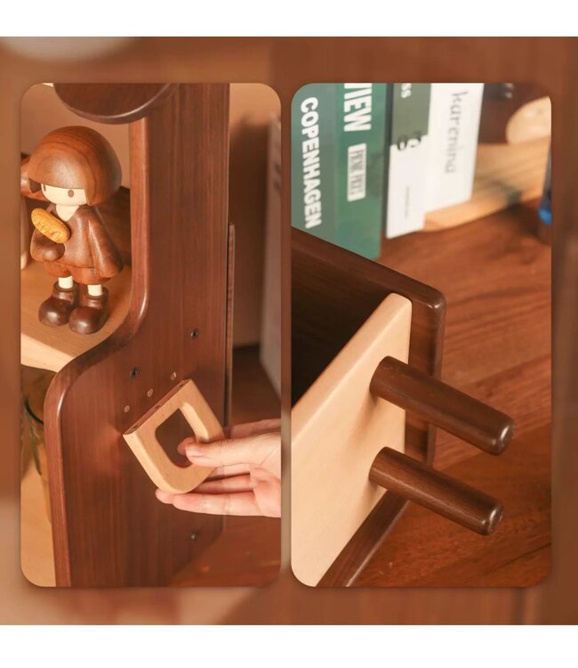 Little Shop Shelf Wooden Display Cart
