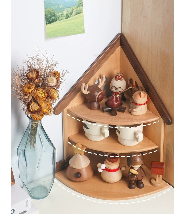 LITTLE HOUSE CORNER SHELF