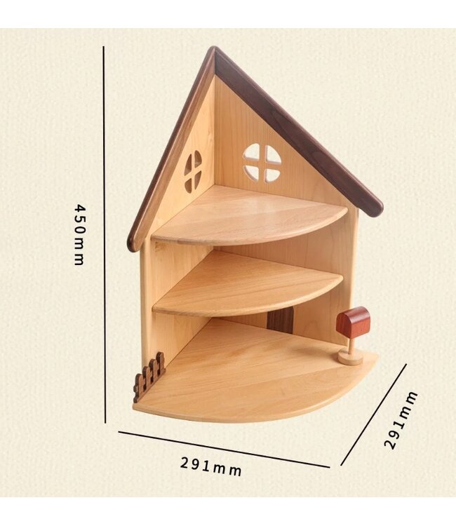 LITTLE HOUSE CORNER SHELF
