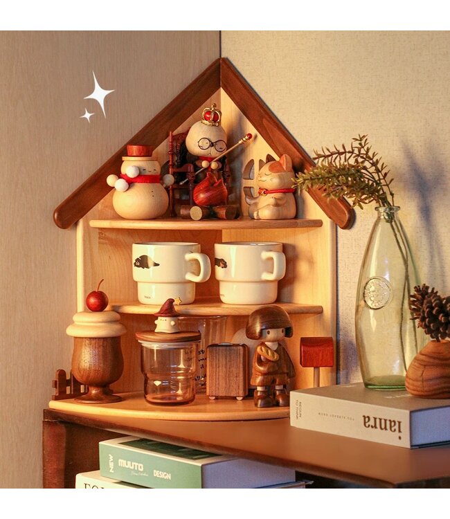 LITTLE HOUSE CORNER SHELF