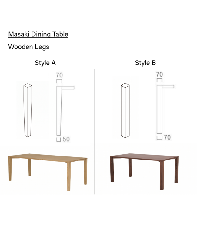 MASAKI DINING TABLE