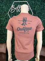 CC Outlaw Stables T-Shirt | Heather Clay
