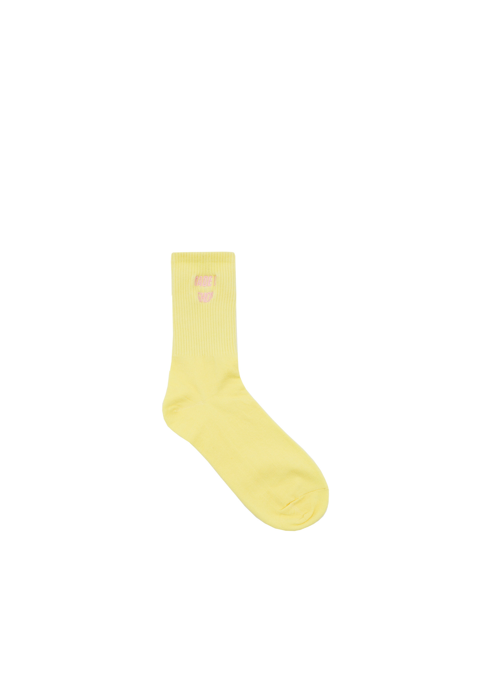 Made It Shop Made It Shop "Yellow/Pink" Socks