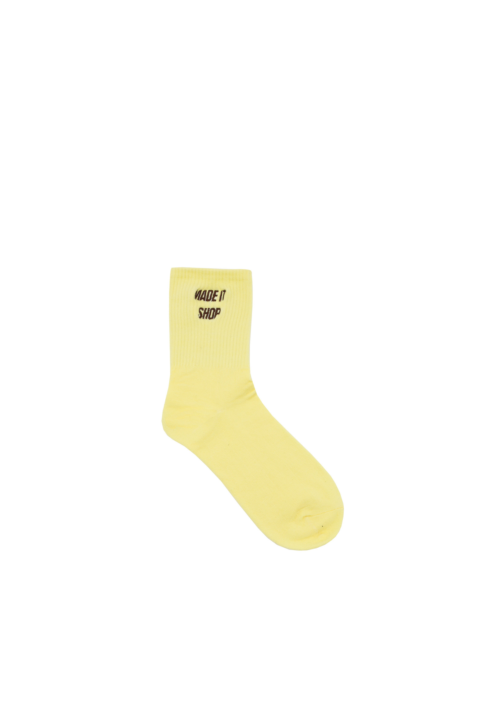 Made It Shop Made It Shop "Yellow/Brown" Socks