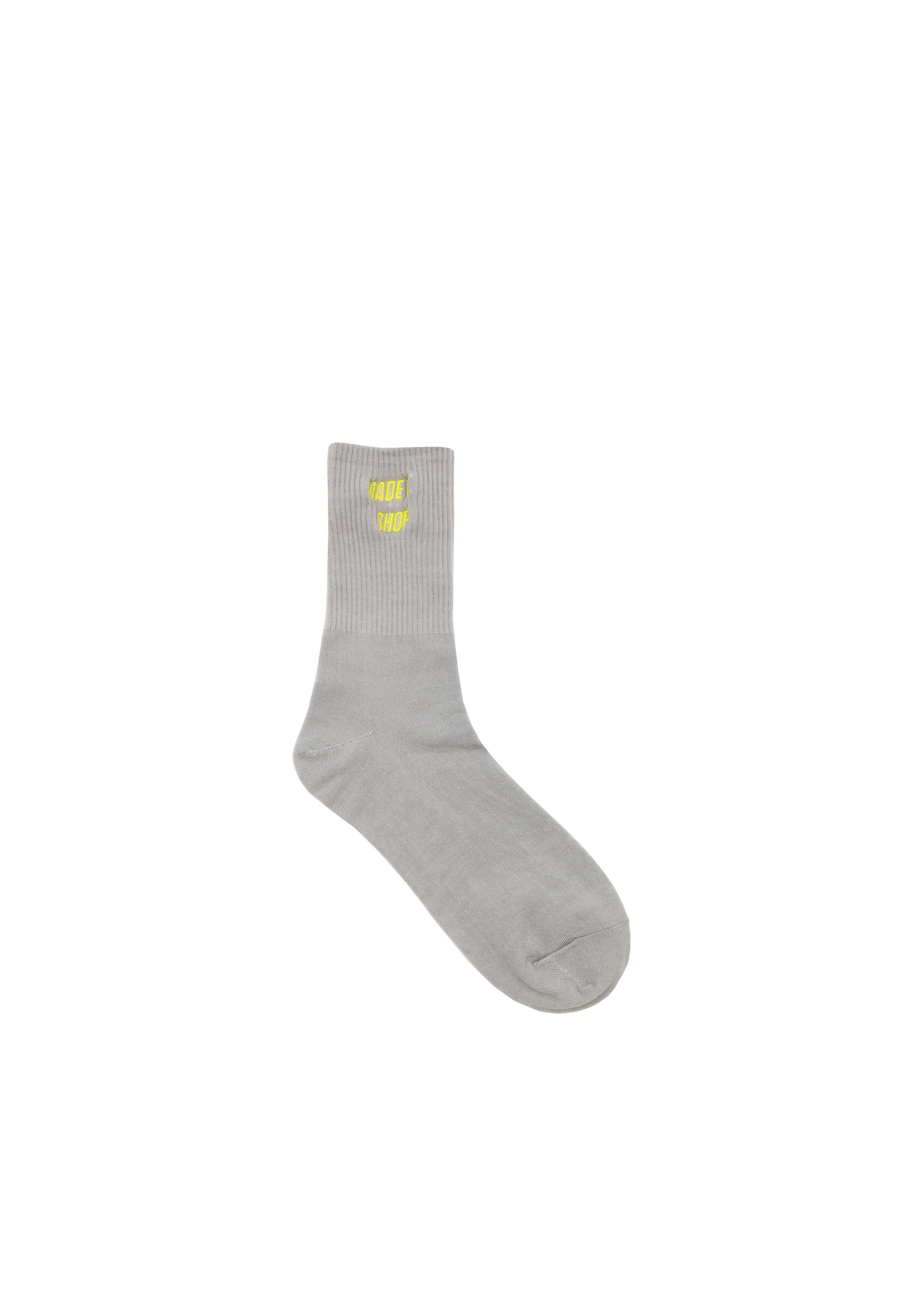 Made It Shop Made It Shop "Grey/Yellow" Socks