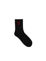 Made It Shop Made It Shop "Black/Red" Socks