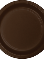 CHOCOLATE BROWN DESSERT PLATE