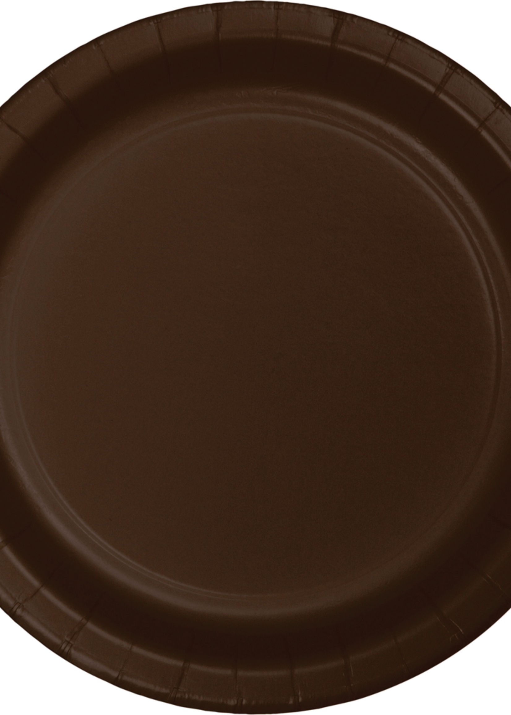 CHOCOLATE BROWN DESSERT PLATE