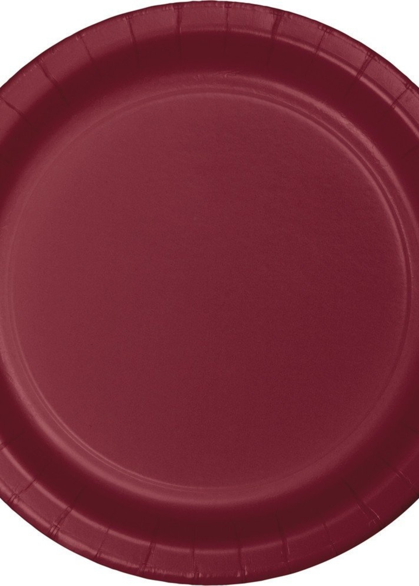 BURGANDY DESSERT PLATE24ct