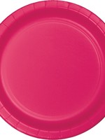 HOT MAGENTA LUNCHEON PLATE