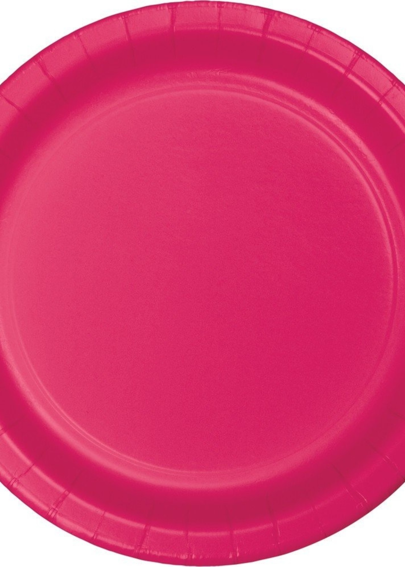 HOT MAGENTA LUNCHEON PLATE