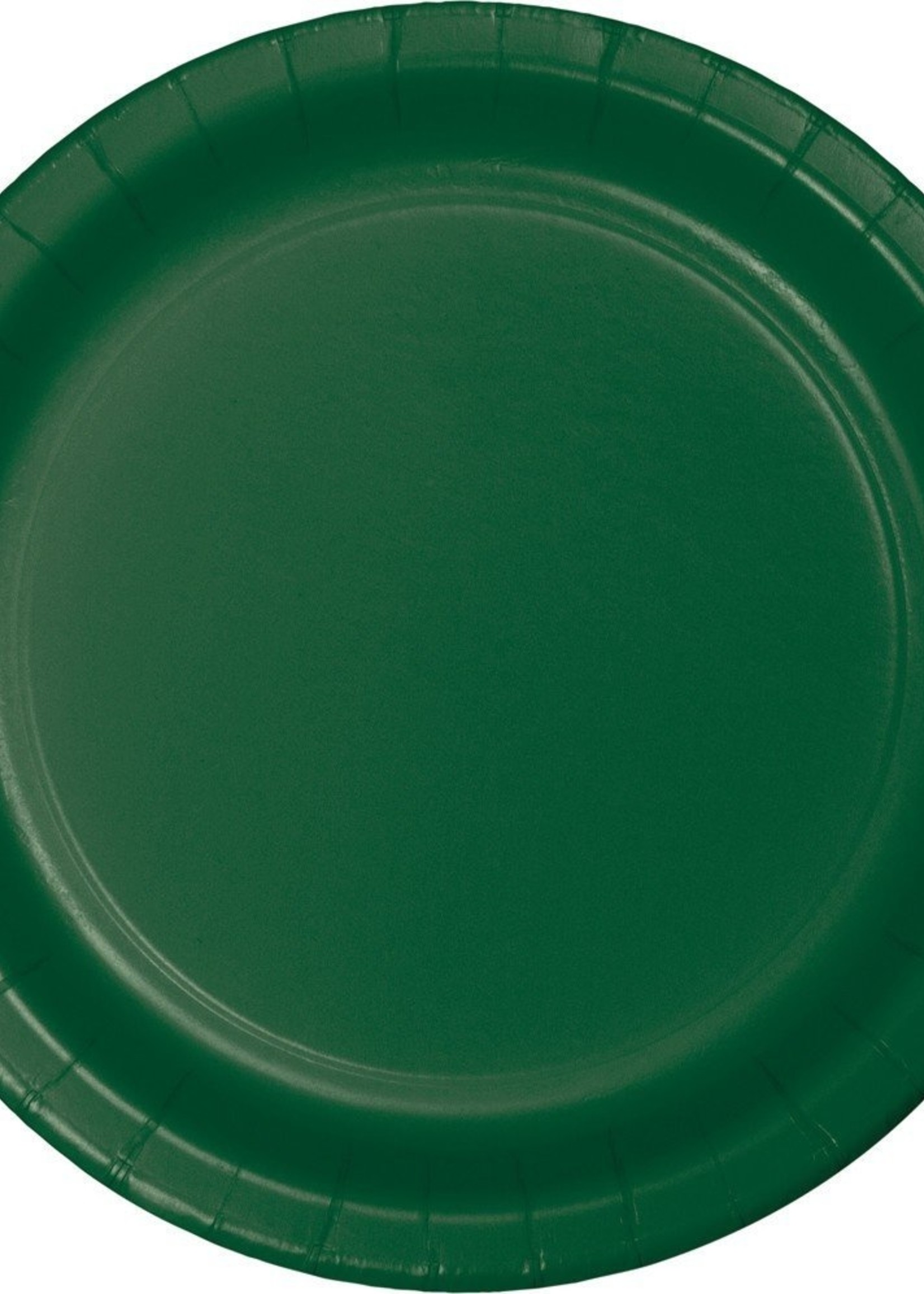 HUNTER GREEN LUNCHEON PLATE