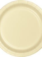 IVORY LUNCH PLATE 24ct