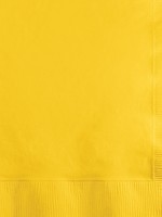 SCHOOL BUS YELLOW BEVERAGE NAPKIN