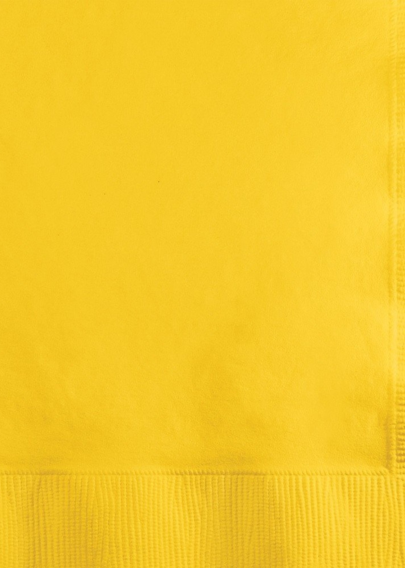 SCHOOL BUS YELLOW BEVERAGE NAPKIN