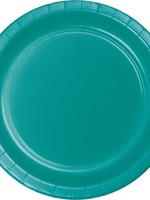 TROPICAL TEAL DESSERT PLATE