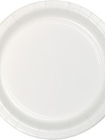 WHITE DESSERT PLATE 24CT