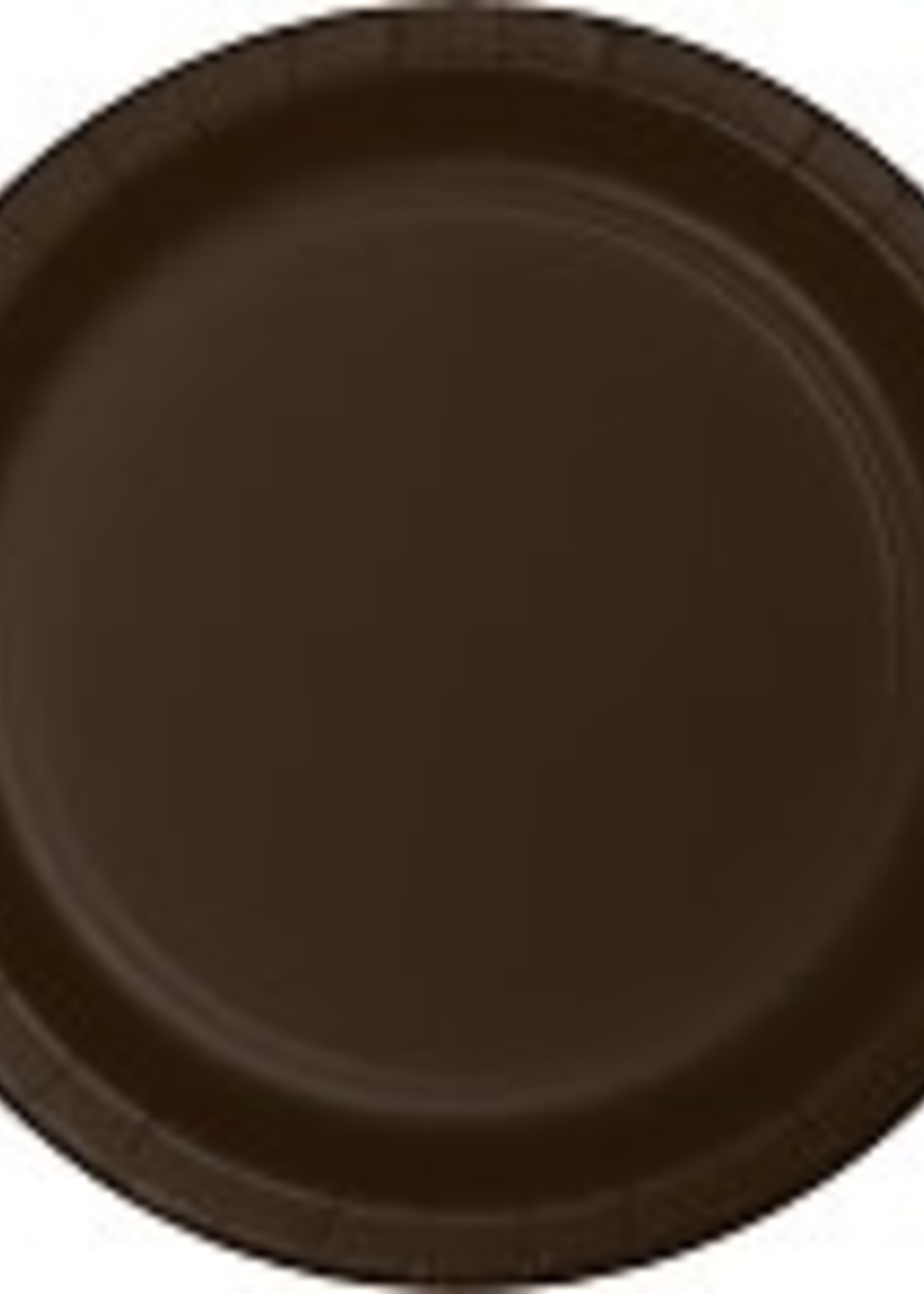 CHOCOLATE BROWN DESSERT PLATE