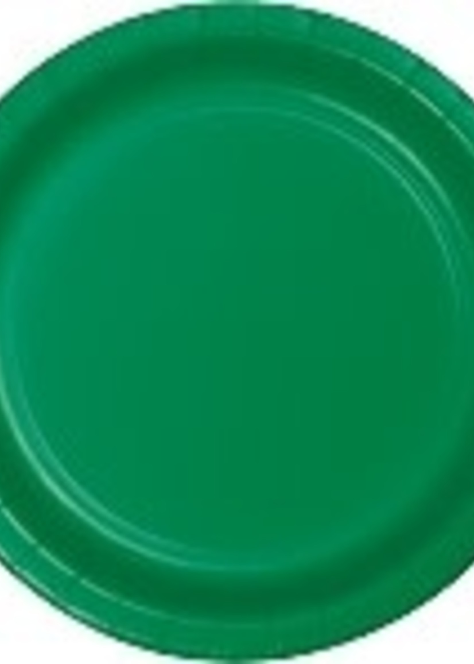 EMERALD GREEN DESSERT PLATE