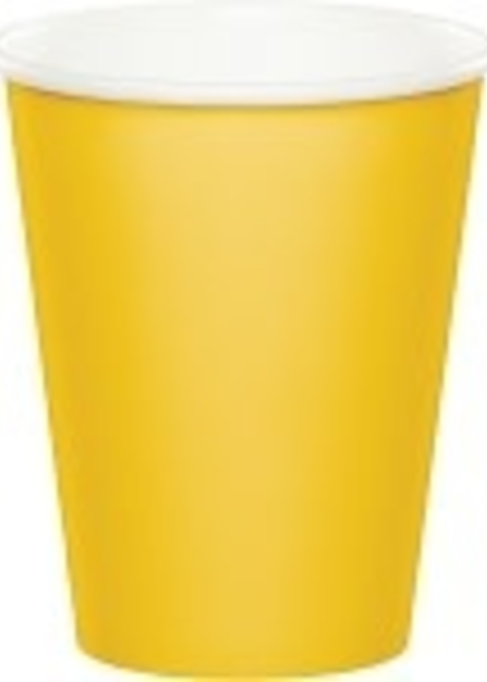 SCHOOL BUS YELLOW CUP 8CT