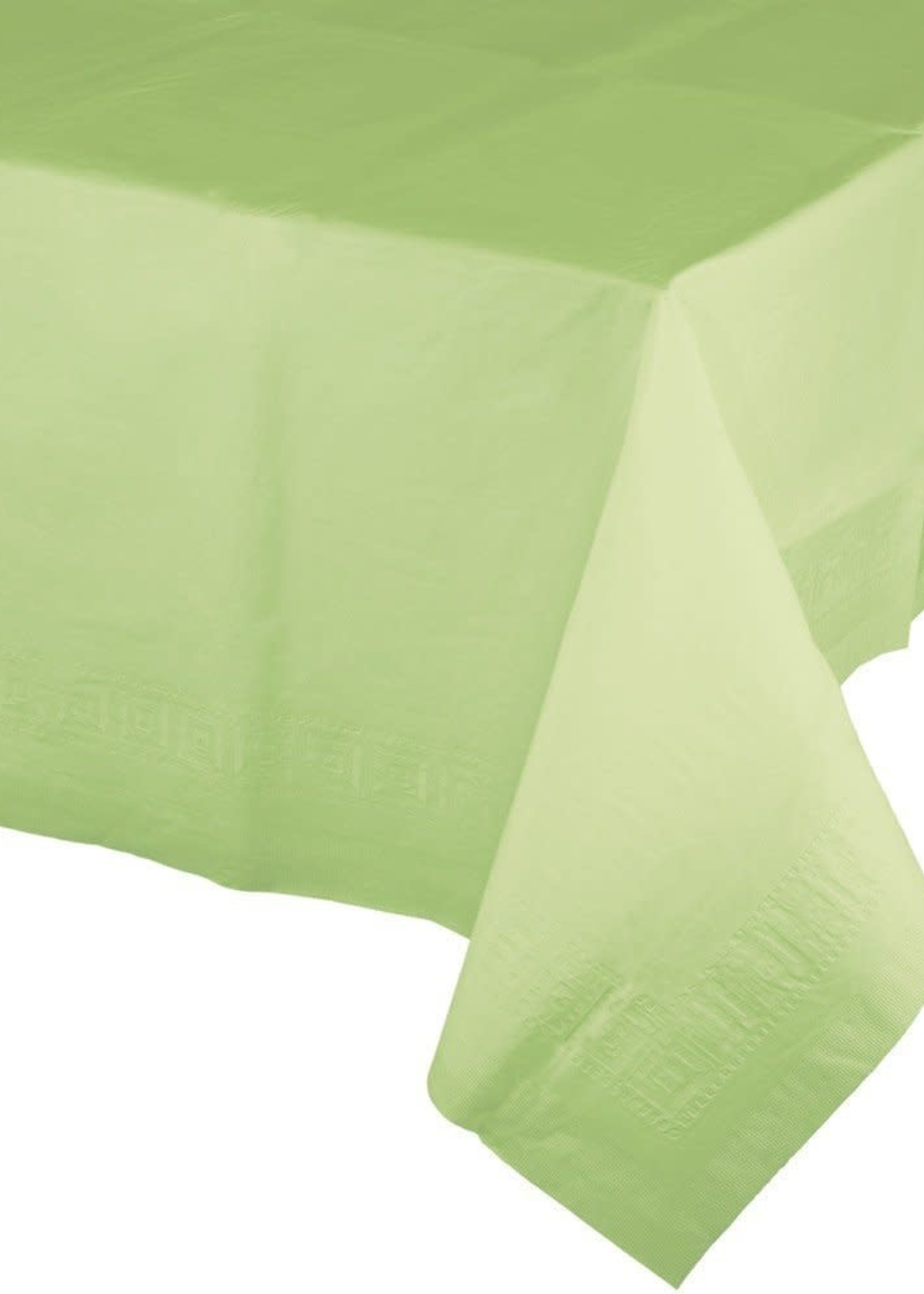 PISTACHIO PLASTIC  LINED   TABLE COVER