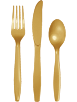 Glittering Gold 24ct Forks