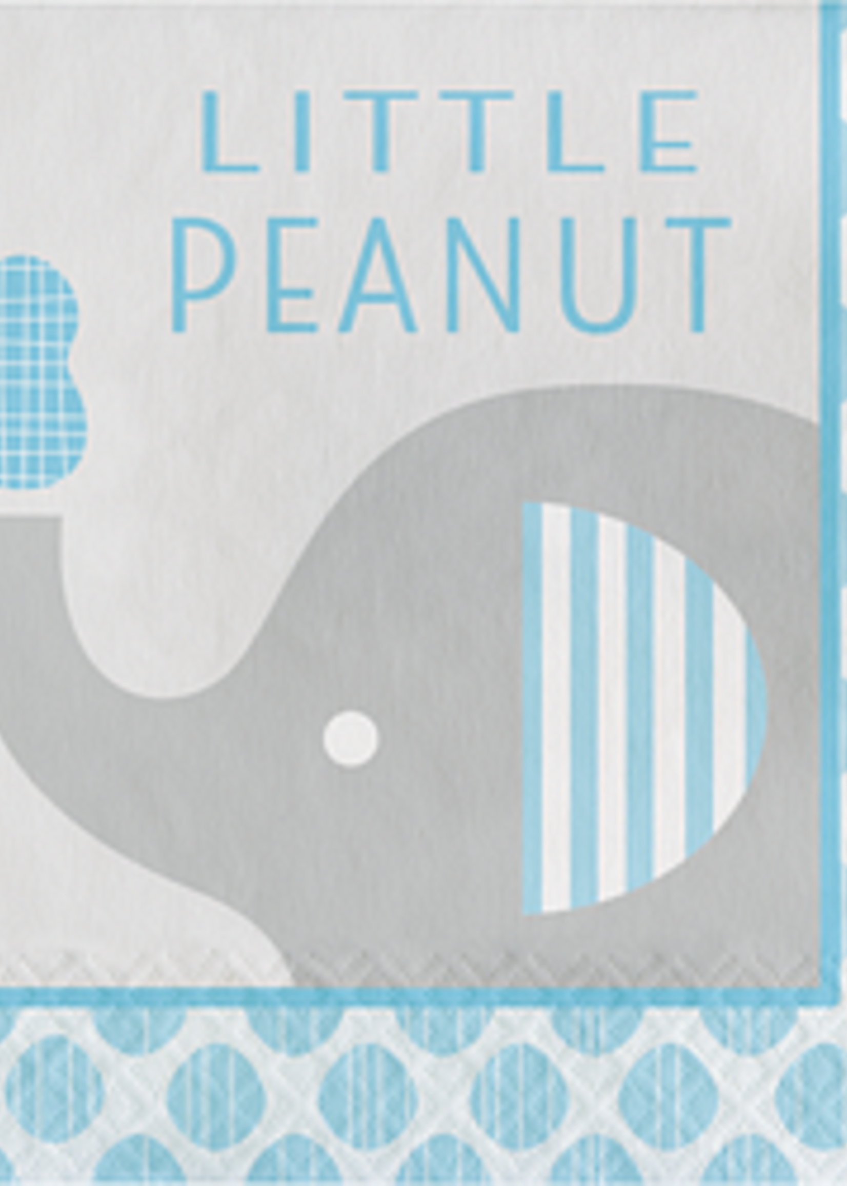 "LITTLE PEANUT" BOY LUNHEON NAPKIN  16CT