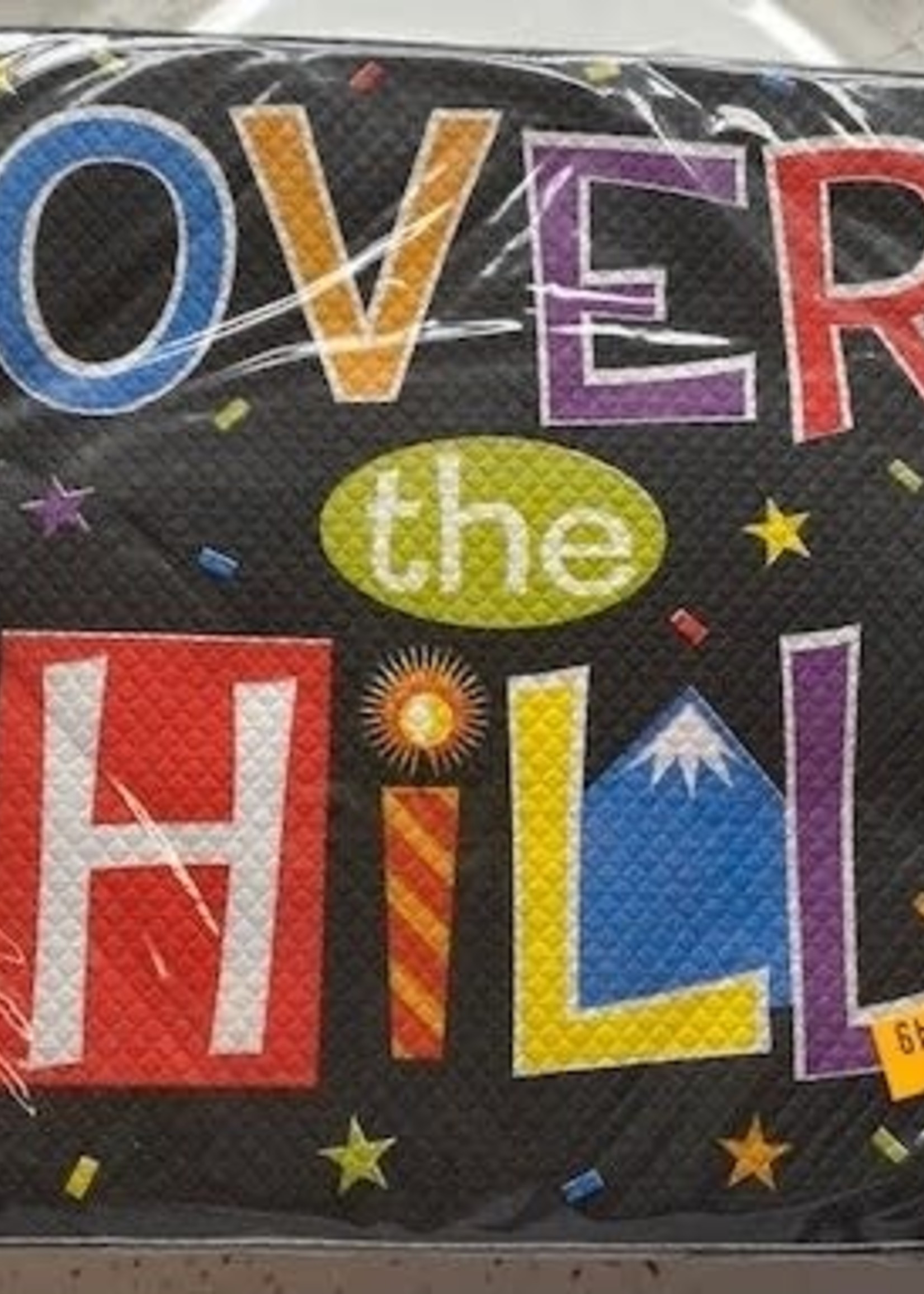 OVER THE HILL NAPKIN