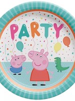Peppa Pig Confetti Party Lunch Plates, 9in, 8ct