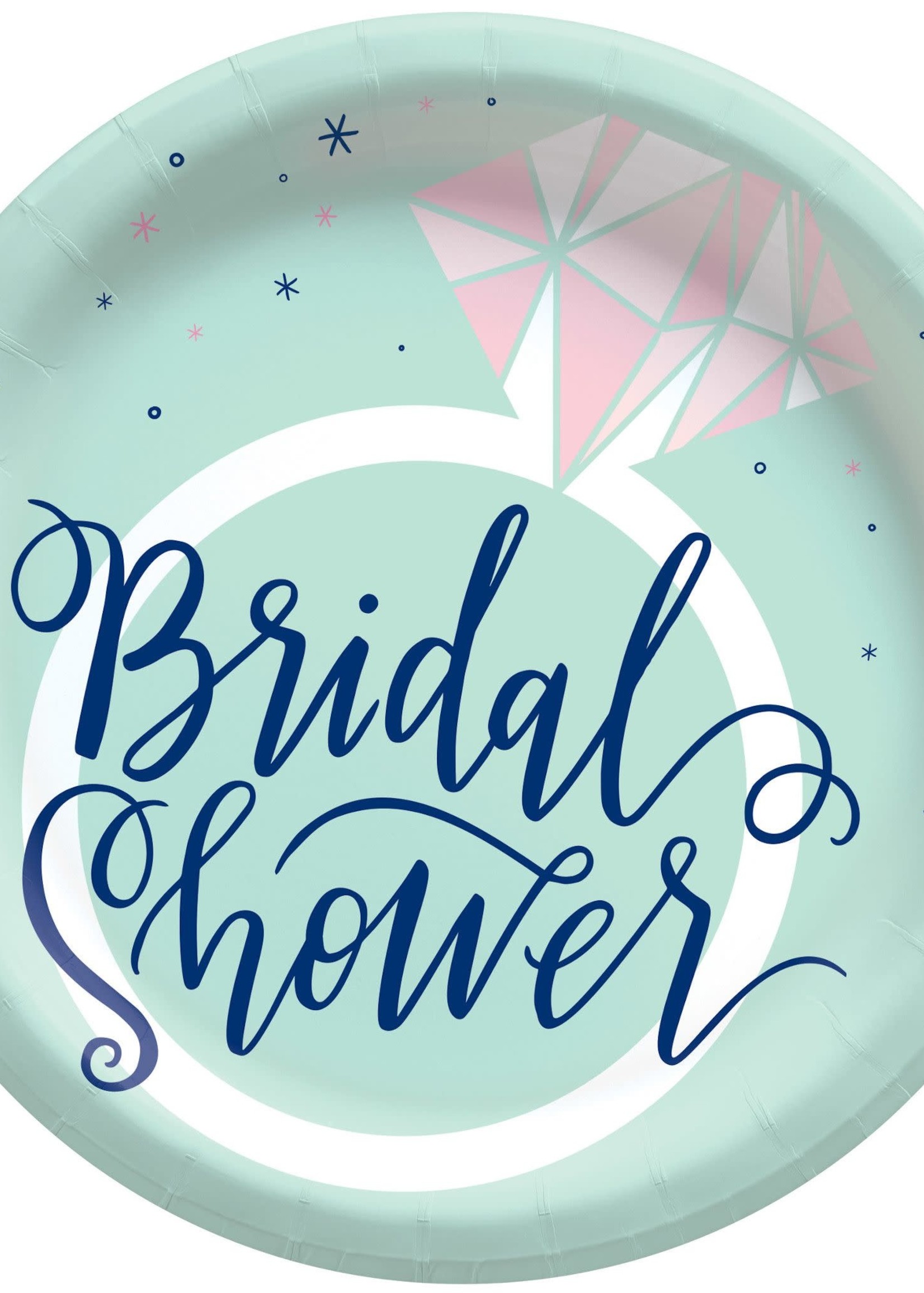 Mint Bridal Shower 6 3/4" Plates