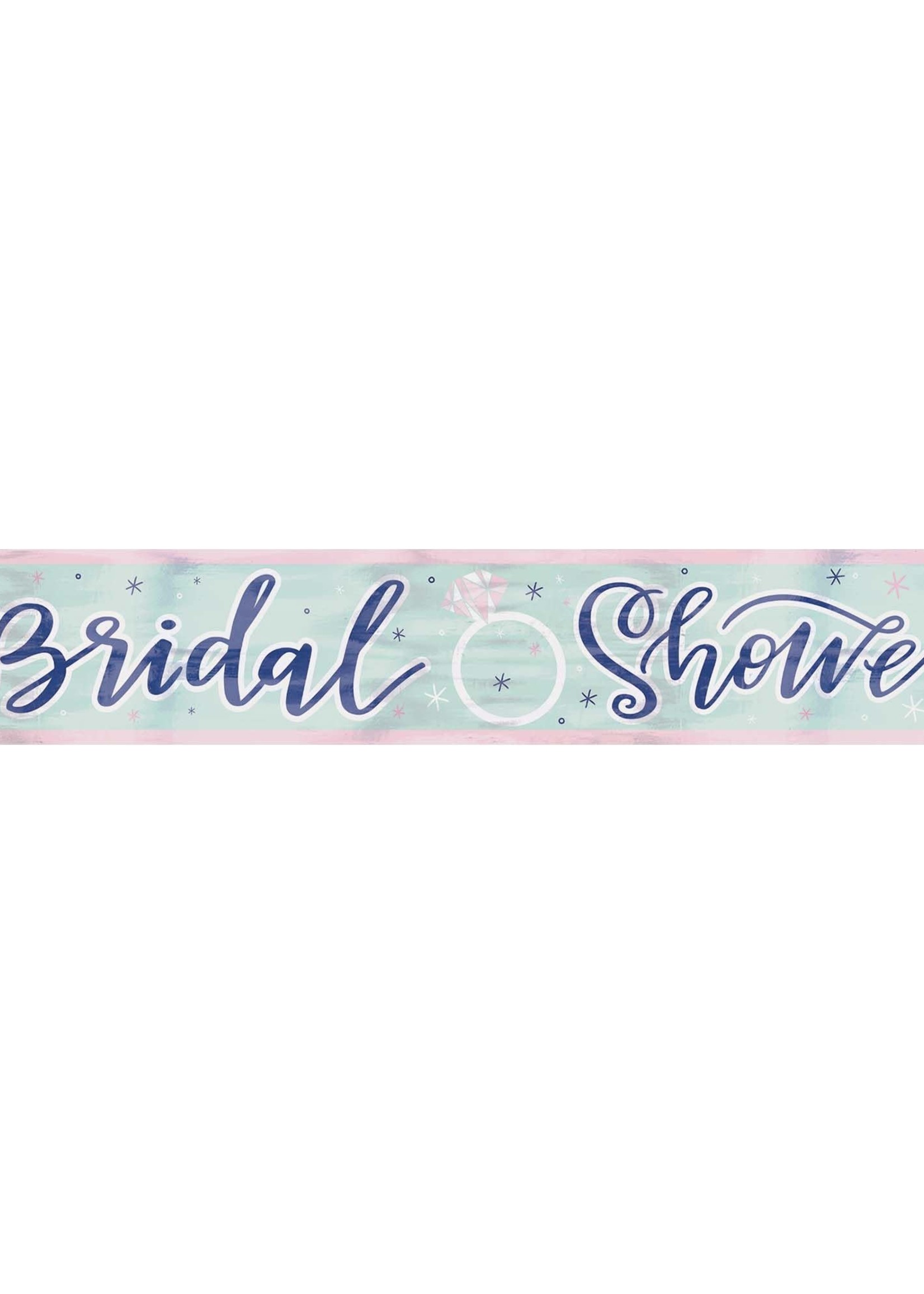 Mint Bridal Shower Foil Banner