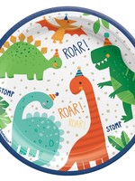 Dino-Mite 7" Round Plates