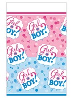 Girl or Boy? Plastic Tablecover