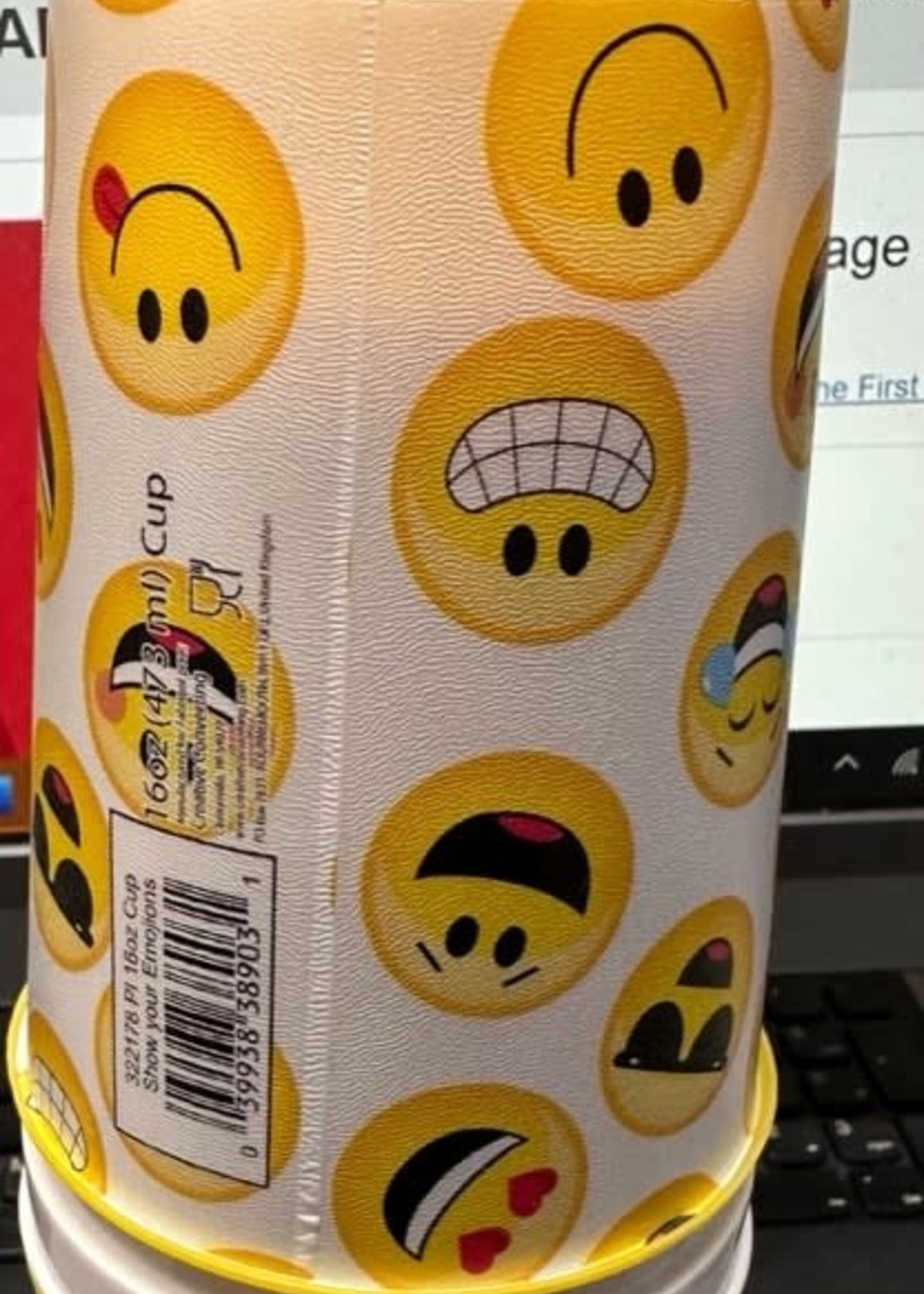 Emojio tumbler cup
