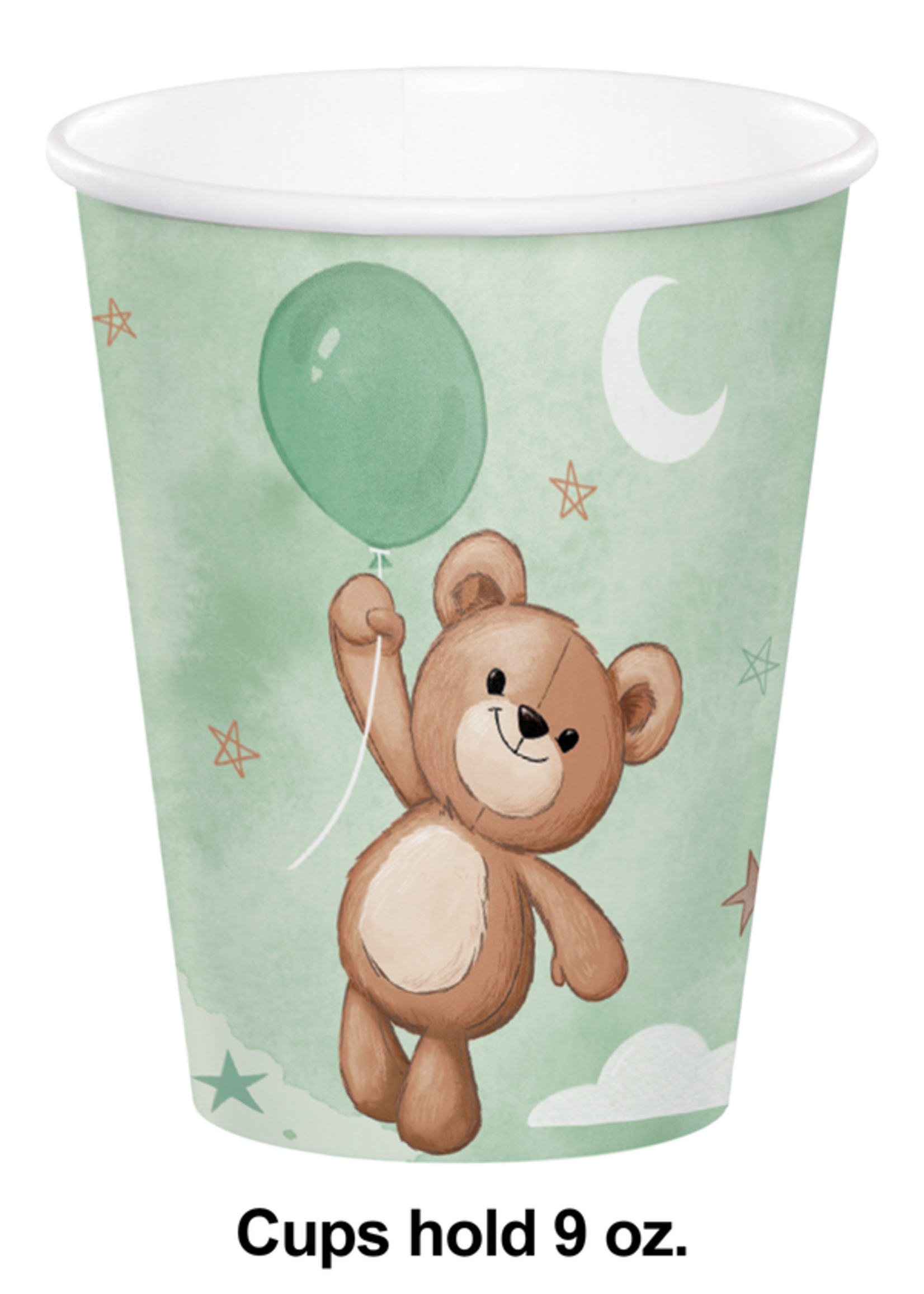 Teddy Bear Paper Cups 9oz