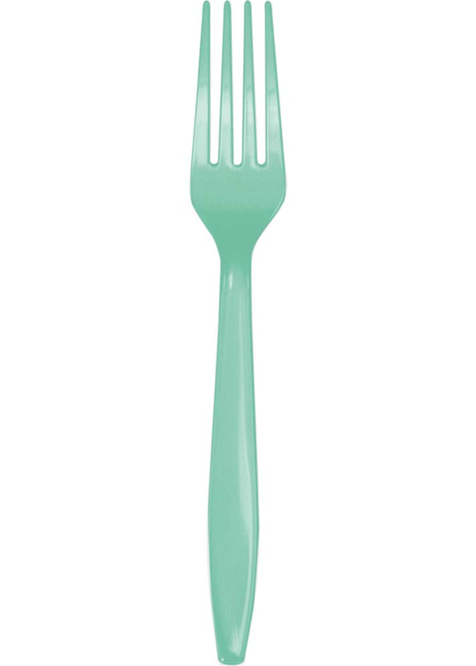 Fresh Mint Premium Plastic Forks 24CT