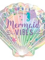 Shimmering Mermaids 7" Shell Shaped Iridescent Plate