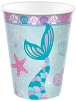 Shimmering Mermaids Cups, 9 oz.
