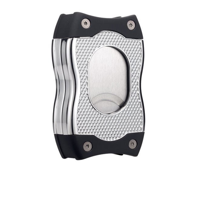 Colibri SV-Cut Cigar Cutter Chrome + Black CU600T3