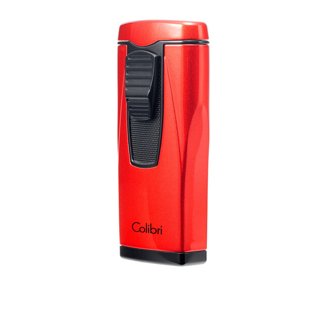 Colibri Triple Jet Monaco Lighter metallic red LI880T7