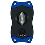 Colibri V-Cut Cigar Cutter Black + Blue CU300T3