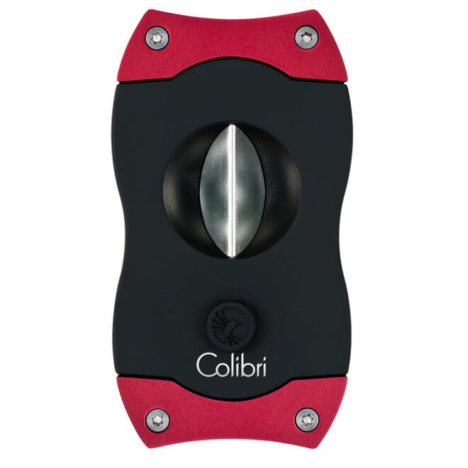 Colibri V-Cut Cigar Cutter Black + Red CU300T2