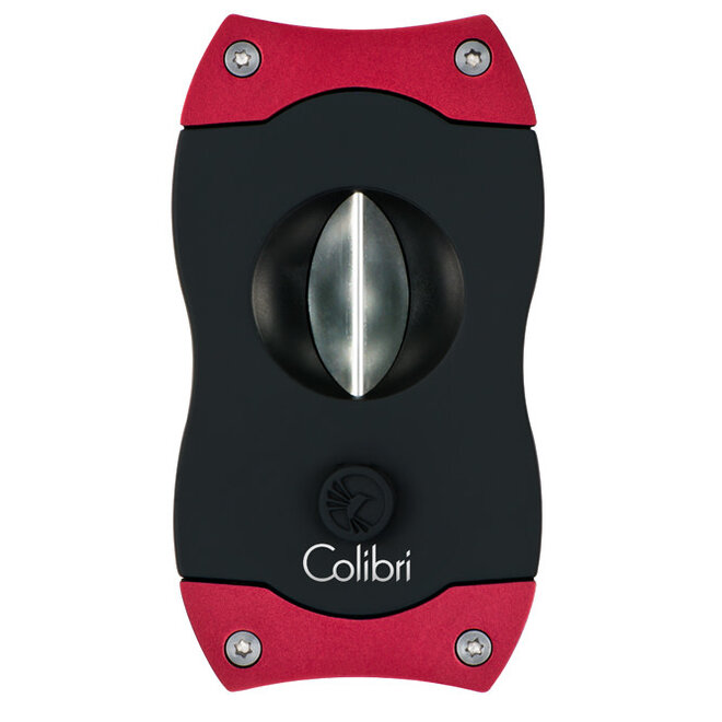 Colibri V-Cut Cigar Cutter Black + Red CU300T2